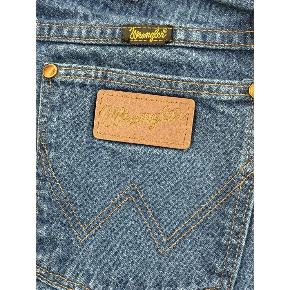 Vintage Women's Wrangler 14MWZG High Rise Slim Fit USA Jeans Sz 9x34 #0393